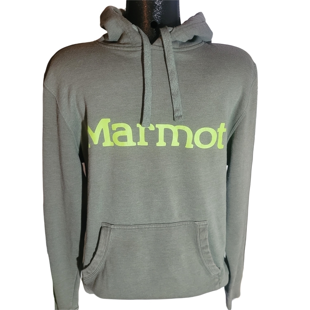 Marmot Olive Green Pullover Hoodie Size M